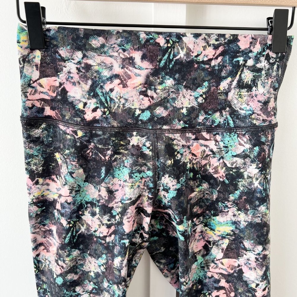 LULULEMON black dappled daze Wunder Under High-Rise 7/8 Tight - Picture 7 of 12